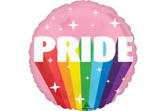 Foil balloon - Burst of "PRIDE" - 45 cm